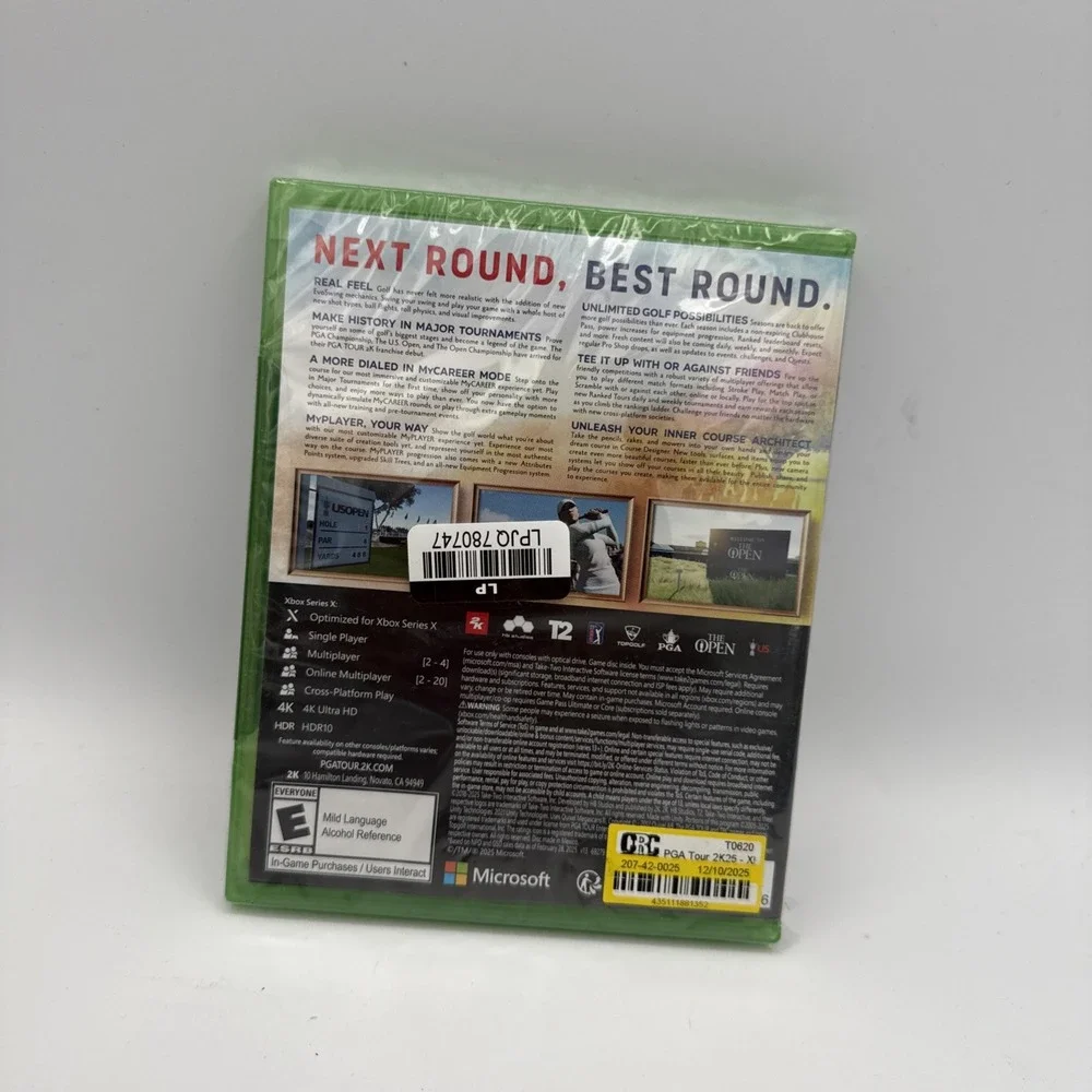 Sealed PGA TOUR 2K25 - Xbox Series X (Microsoft Xbox Series X S)